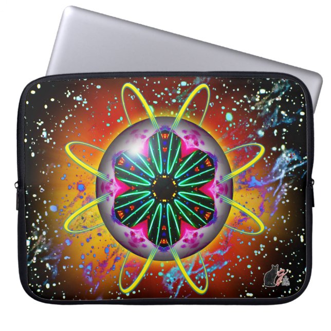 Cyclon Orbz Kaleid Laptop Sleeve (Voorkant)