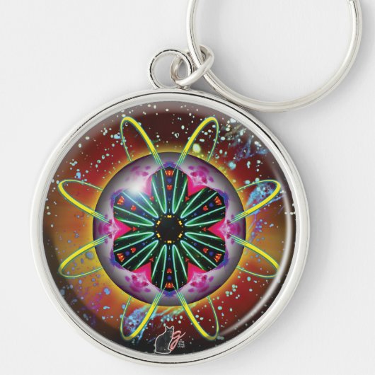 Cyclon Orbz Kaleid Sleutelhanger (Voorkant)