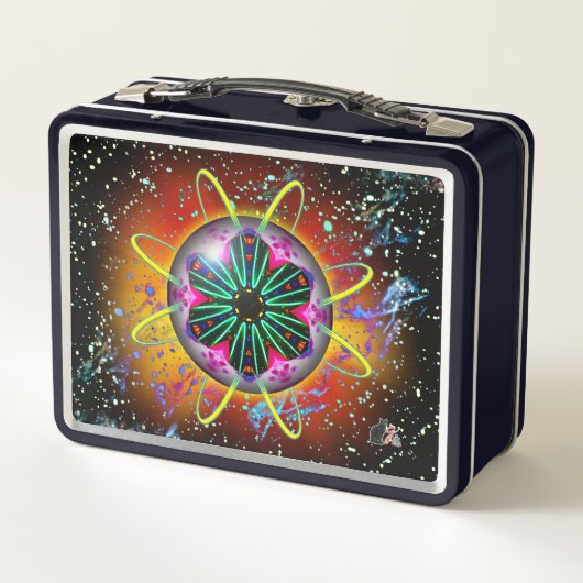 Cyclon Orbz Metalen Lunchbox (Achterkant)