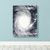 Cyclone Adeline-Juliet, westelijk Canvas Afdruk (Insitu (Houten vloer))