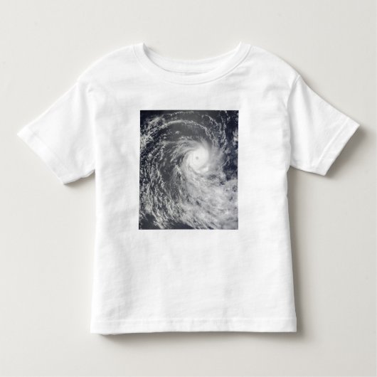 Cyclone Anja over de Zuid-Indische Oceaan Kinder Shirts (Voorkant)
