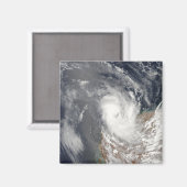 Cyclone Dominic voor de kust van Western Oostenrij Magneet (Voorkant / Achterkant)