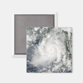 Cyclone Giri beweegt zich aan land over Birma Magneet (Voorkant / Achterkant)