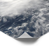 Cyclone Giri beweegt zich aan land over Birma Poster (Hoek)