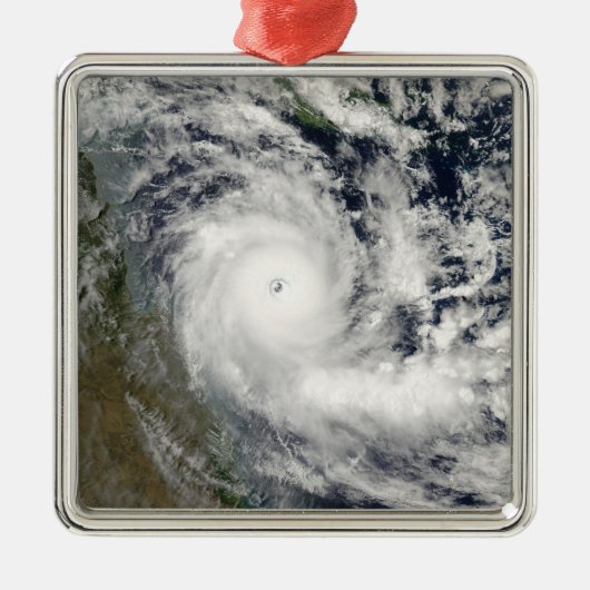 Cyclone Ingrid Metalen Ornament (Voorkant)