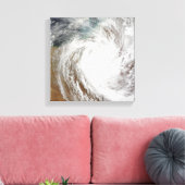 Cyclone Laurence beweegt het hele land Canvas Afdruk (Insitu (Woonkamer))
