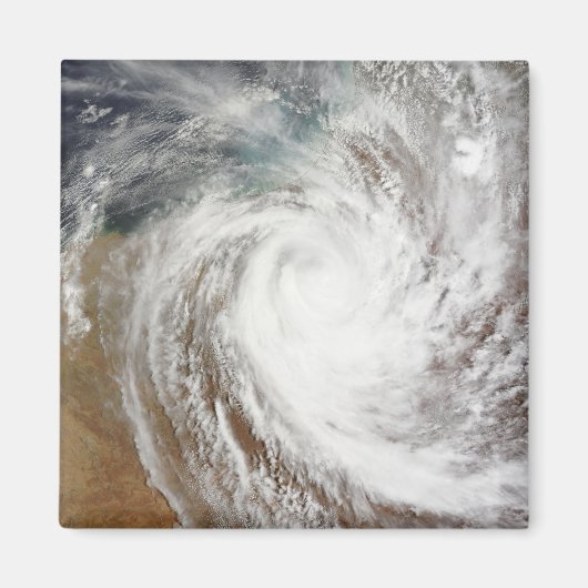 Cyclone Laurence beweegt het hele land Magneet (Voorkant)