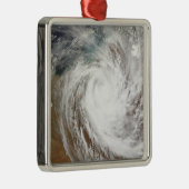 Cyclone Laurence beweegt het hele land Metalen Ornament (Rechts)