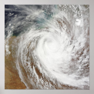Cyclone Laurence beweegt het hele land Poster