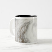 Cyclone Laurence beweegt het hele land Tweekleurige Koffiemok (Voorkant links)