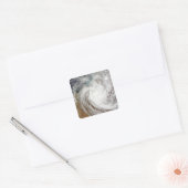 Cyclone Laurence beweegt het hele land Vierkante Sticker (Envelop)