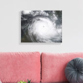 Cyclone Monica in het zuidelijke deel van de Still Canvas Afdruk (Insitu (Woonkamer))