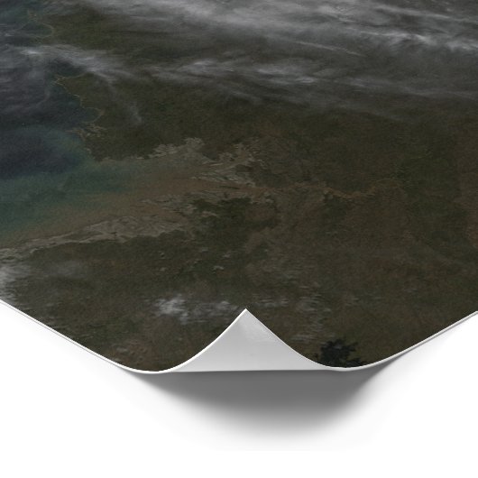 Cyclone Monica in het zuidelijke deel van de Still Poster (Hoek)