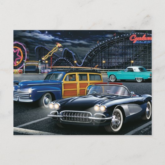 Cyclone Racer Briefkaart (Voorkant)