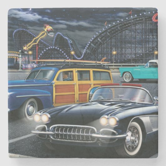 Cyclone Racer Stenen Onderzetter (Voorkant)