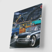 Cyclone Racer Vierkante Klok (Hoek)