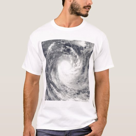 Cyclone Rene over het zuidelijke deel van de Still T-shirt (Voorkant)