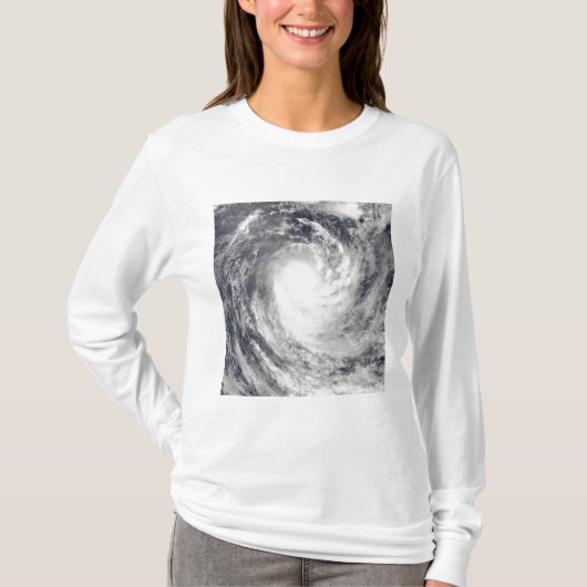 Cyclone Rene over het zuidelijke deel van de Still T-shirt (Voorkant)