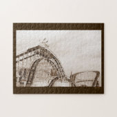 Cyclone Rollercoaster puzzel Legpuzzel (Horizontaal)