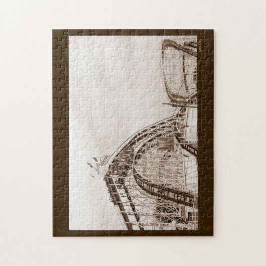 Cyclone Rollercoaster puzzel Legpuzzel (Verticaal)