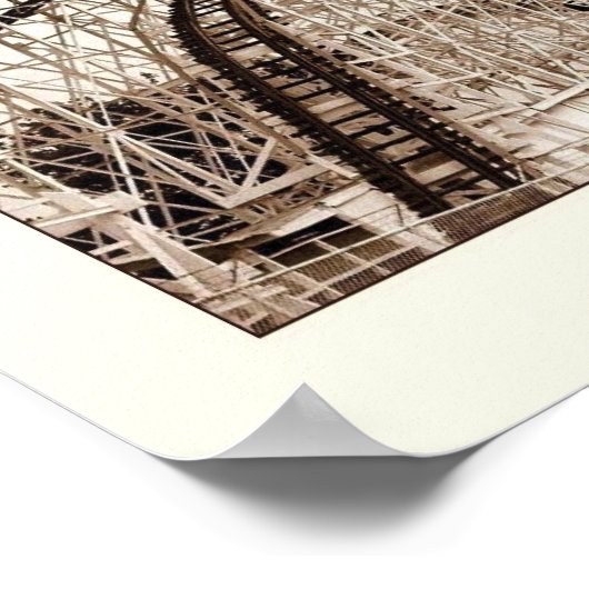 Cyclone Rollerkuster Poster (Hoek)