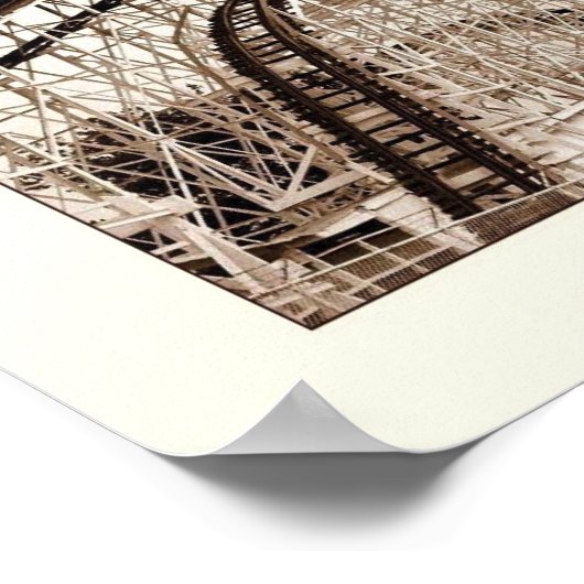 Cyclone Rollerkuster Poster (Hoek)