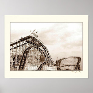 Cyclone Rollerkuster Poster