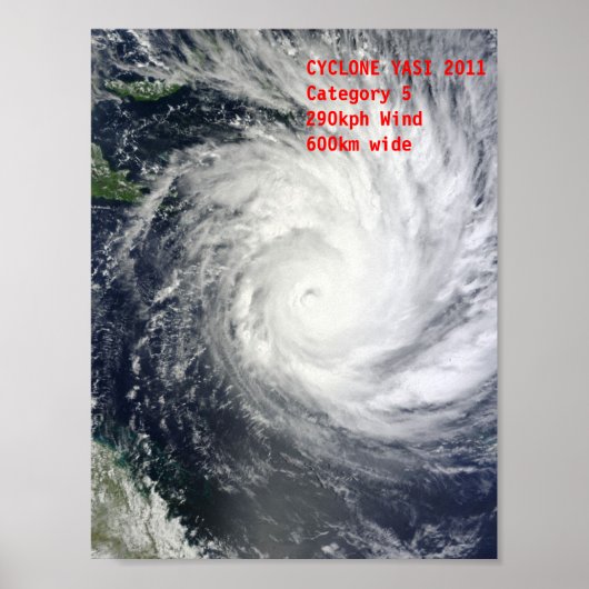 CYCLONE YASI 2011 POSTER (Voorkant)