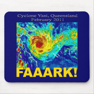 Cyclone Yasi, Queensland, februari 2011 Muismat