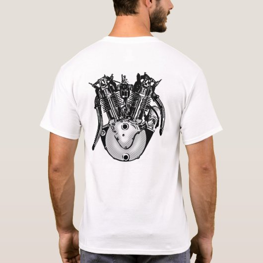 Cyclonmotor T-shirt (Achterkant)