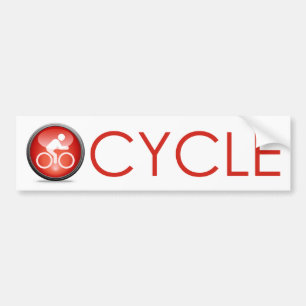 Cyclonpictogram Bumpersticker