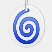 Cycloon - Emoji Keramisch Ornament (Links)