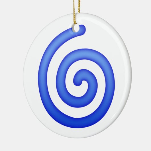 Cycloon - Emoji Keramisch Ornament (Links)