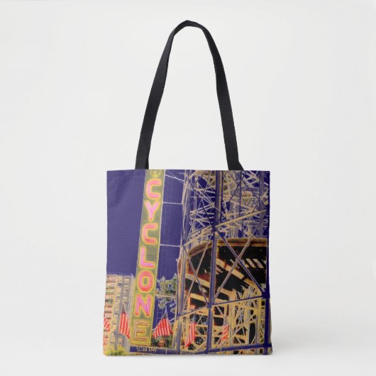 cycloonrollercoaster tote bag (Voorkant)
