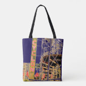 cycloonrollercoaster tote bag (Achterkant)