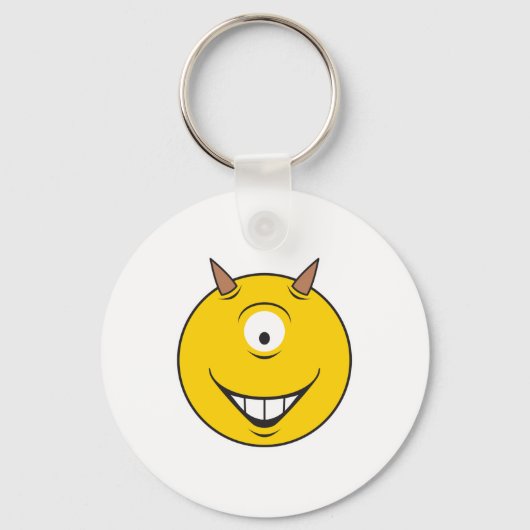 Cycloop Monstergezicht Sleutelhanger (Voorkant)