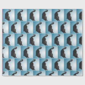 Cyclop Black Cat Cadeaupapier (Vlak)