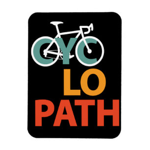 Cyclopath Bicycle Funny Cycling Magneet