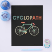 Cyclopath Funny Bicycle Cyclist Humor Flyer (Enkel)