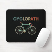 Cyclopath Funny Bicycle Cyclist Humor Muismat (Met muis)