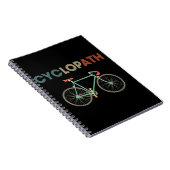 Cyclopath Funny Bicycle Cyclist Humor Notitieboek (Rechterzijde)