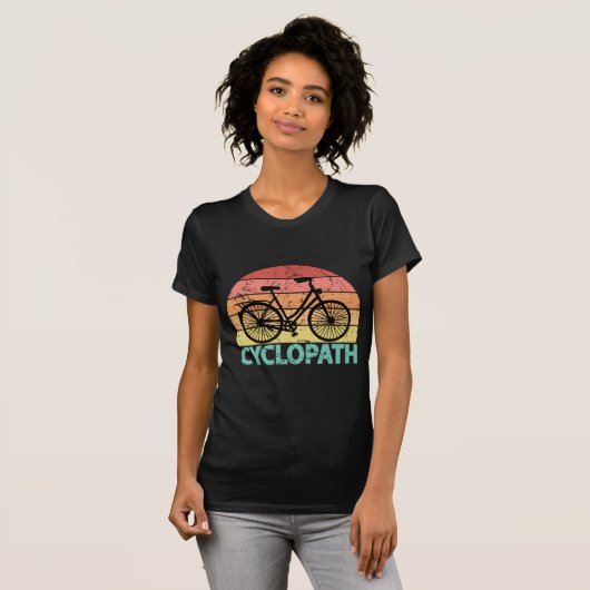 Cyclopath Funny Cycling Bicycle T-shirt (Voorkant volledig)