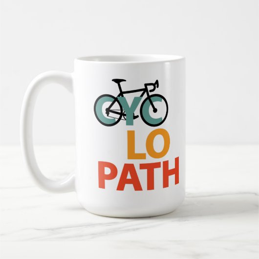 Cyclopath Funny Cycling Koffiemok (Links)