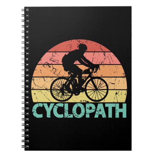 Cyclopath Funny Cycling Notitieboek (Voorkant)