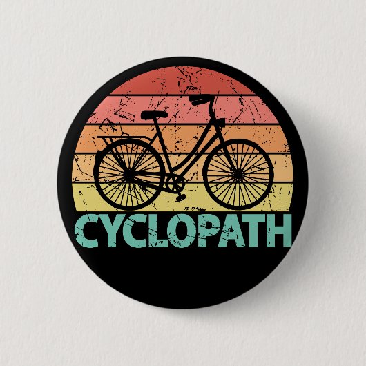 Cyclopath Funny Cycling Ronde Button 5,7 Cm (Voorkant)