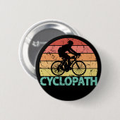 Cyclopath Funny Cycling Ronde Button 5,7 Cm (Voorkant /achterkant)