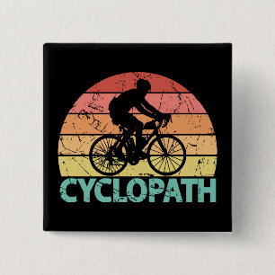 Cyclopath Funny Cycling Vierkante Button 5,1 Cm