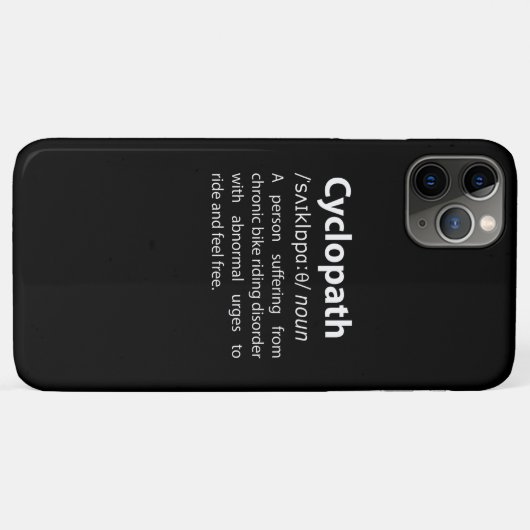 Cyclopath Funny Dictionary Definition Case-Mate iPhone Case (Achterkant (horizontaal))