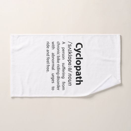 Cyclopath Funny Dictionary Definition Handdoek (Handdoek)