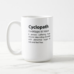 Cyclopath Funny Dictionary Definition Koffiemok